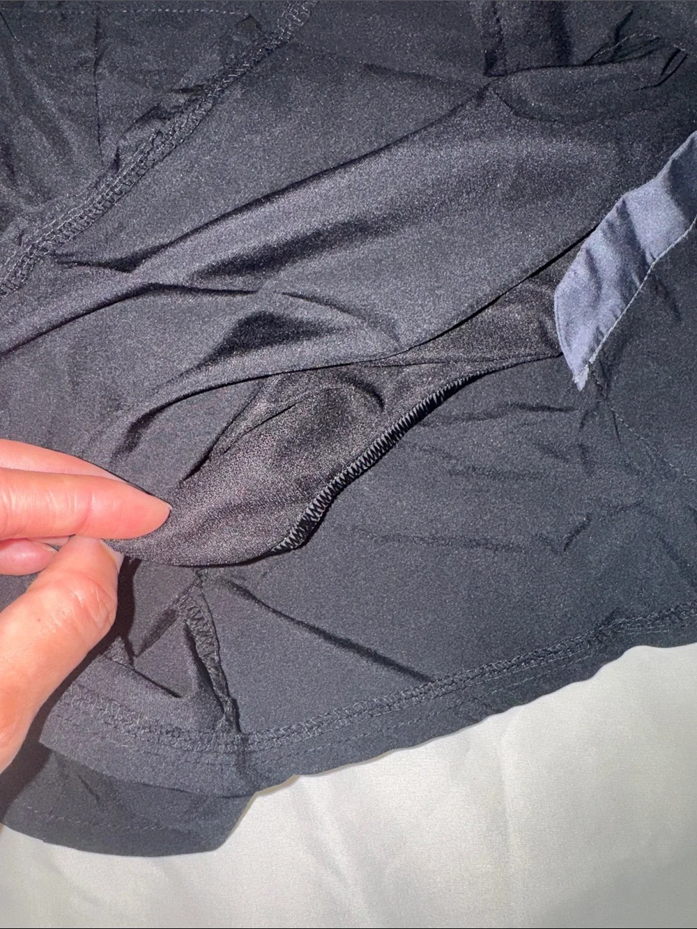 Athletic Running Shorts with Contrast Side Panels